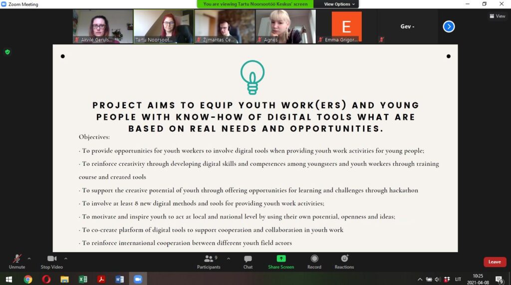 Kick-off meeting for “Digital Tools for Youth Work” — photo 1 of 1