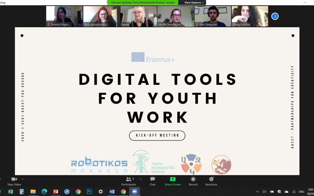 Kick-off meeting for “Digital Tools for Youth Work”